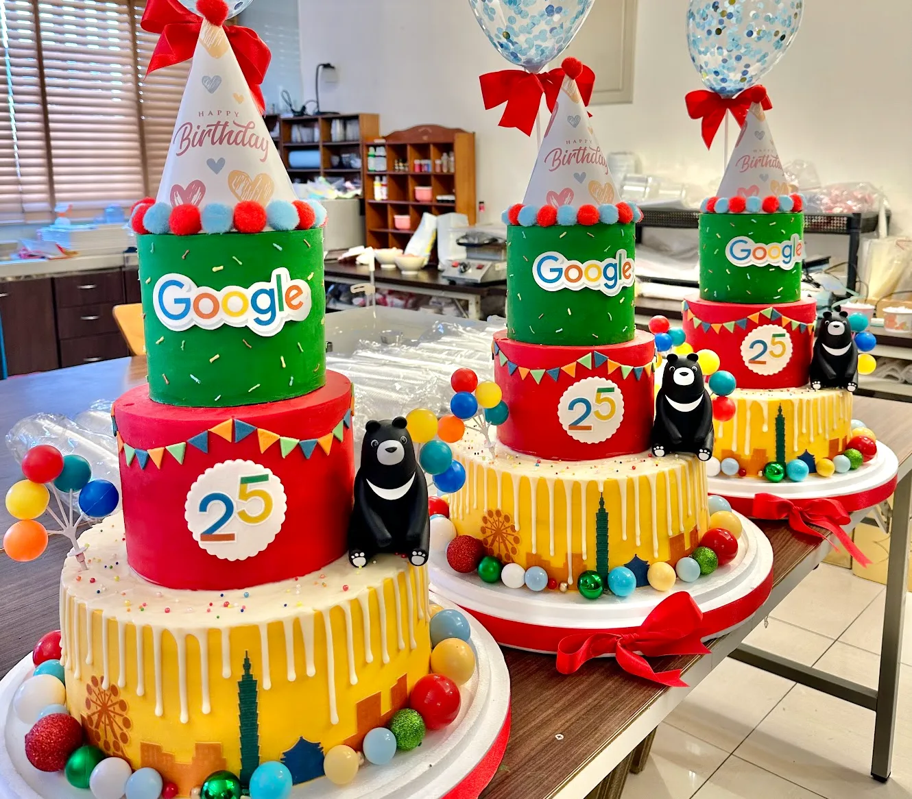 Google部門聚餐客製化蛋糕